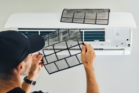 changing air filters